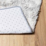 vidaXL Covor shaggy cu pom înalt, NAVARRA, gri deschis, 60x100 cm vidaXL Covor shaggy cu pom înalt, NAVARRA, gri deschis, 60x100 cm
