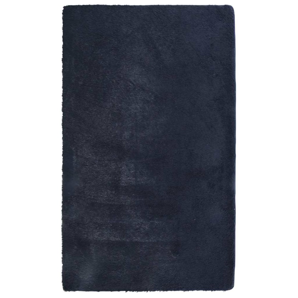vidaXL Covor shaggy cu pom înalt, NAVARRA, bleumarin, 60x100 cm