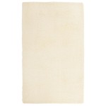 vidaXL Covor shaggy cu pom înalt, NAVARRA, crem, 80x150 cm, poliester