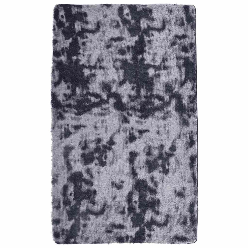 vidaXL Covor shaggy cu pom înalt, NAVARRA, gri închis, 80x150 cm