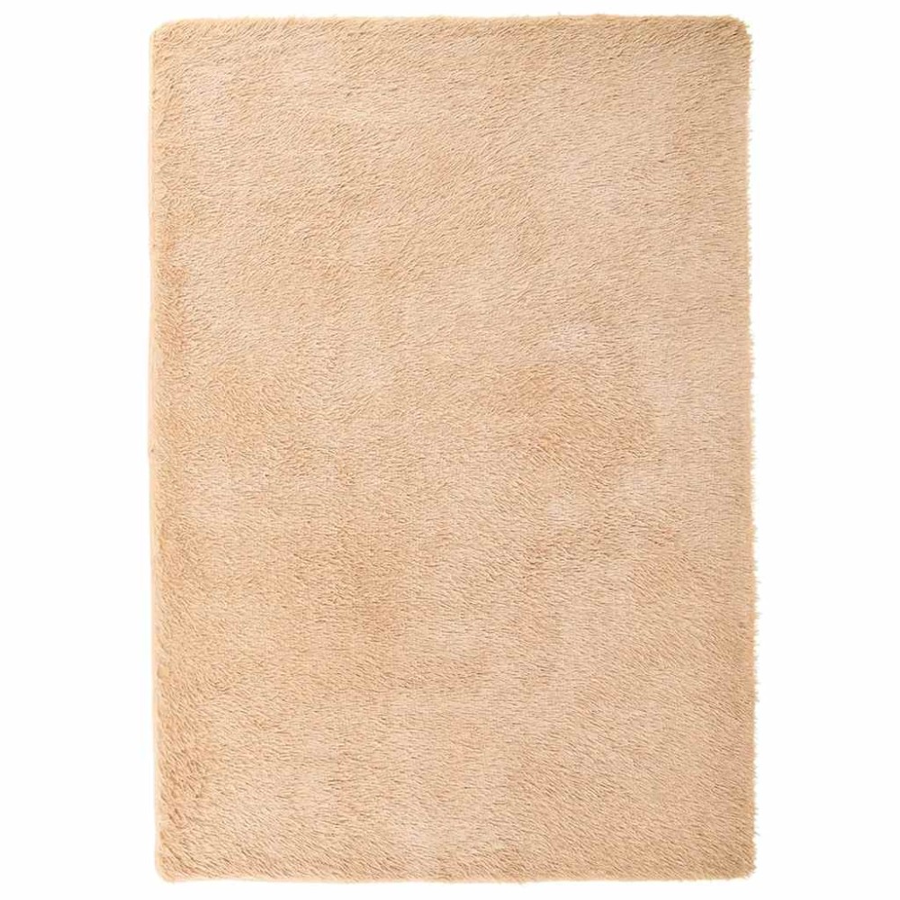 vidaXL Covor shaggy cu pom înalt, NAVARRA, bej, 120x170 cm, poliester