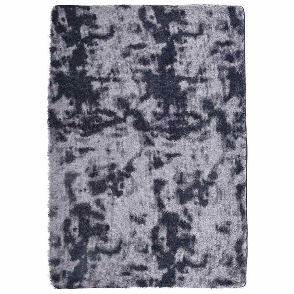 vidaXL Covor shaggy cu pom înalt, NAVARRA, gri închis, 120x170 cm