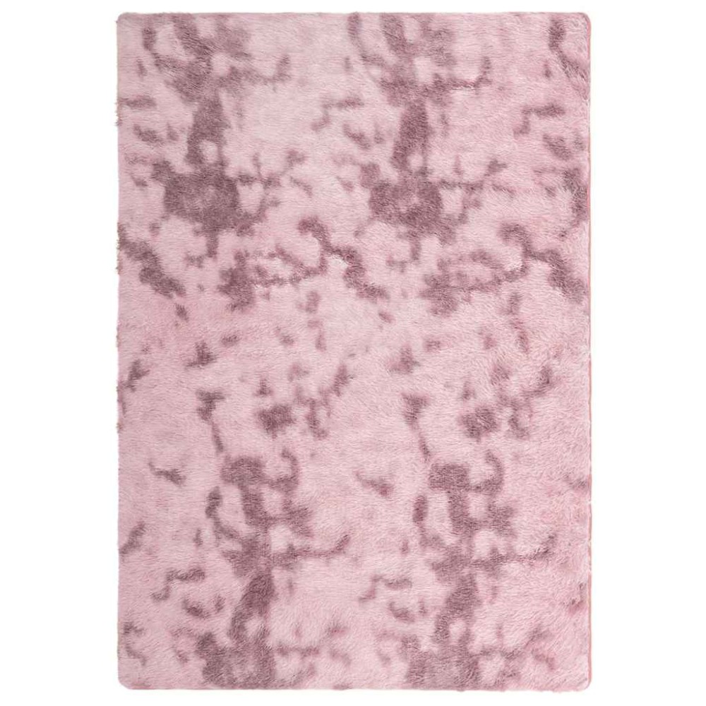 vidaXL Covor shaggy cu pom înalt, NAVARRA, roz praf, 120x170 cm