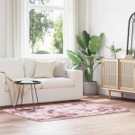vidaXL Covor shaggy cu pom înalt, NAVARRA, roz praf, 120x170 cm vidaXL Covor shaggy cu pom înalt, NAVARRA, roz praf, 120x170 cm