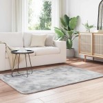 vidaXL Covor shaggy cu pom înalt, NAVARRA, gri deschis, 120x170 cm