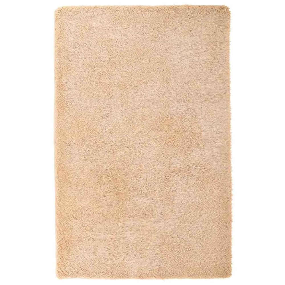 vidaXL Covor shaggy cu pom înalt, NAVARRA, bej, 130x200 cm, poliester