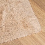 vidaXL Covor shaggy cu pom înalt, NAVARRA, bej, 130x200 cm, poliester