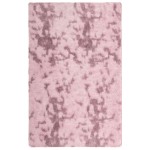 vidaXL Covor shaggy cu pom înalt, NAVARRA, roz praf, 130x200 cm