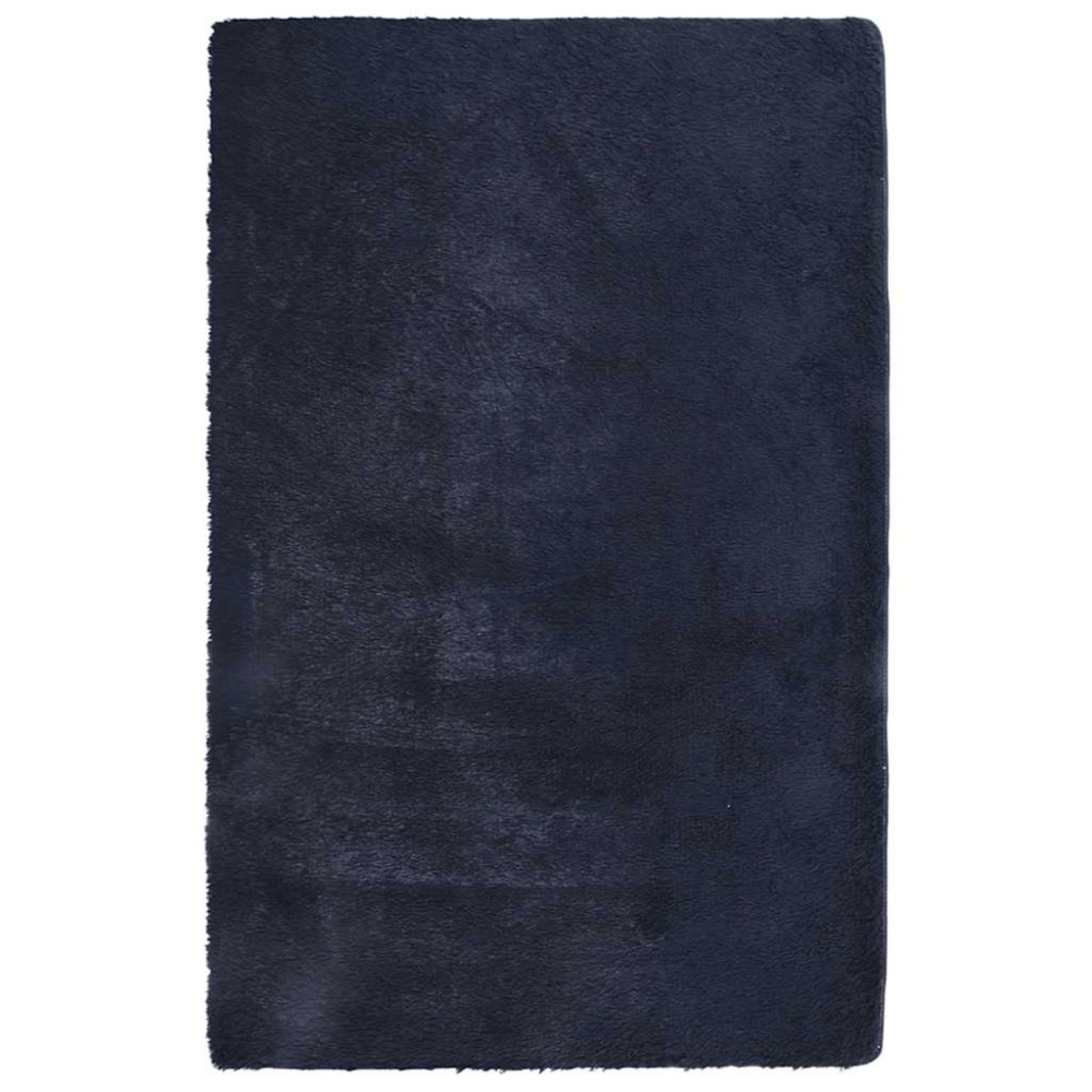 vidaXL Covor shaggy cu pom înalt, NAVARRA, bleumarin, 130x200 cm