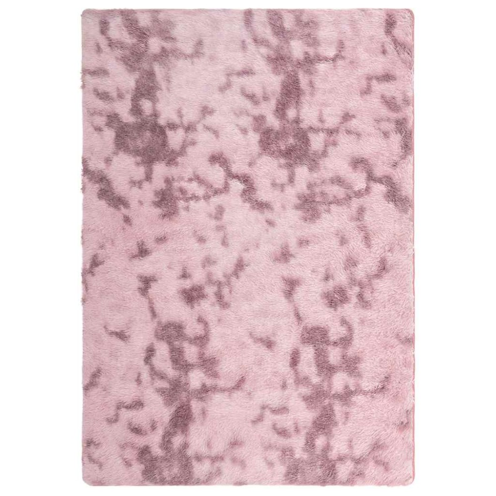 vidaXL Covor shaggy cu pom înalt, NAVARRA, roz praf, 160x230 cm