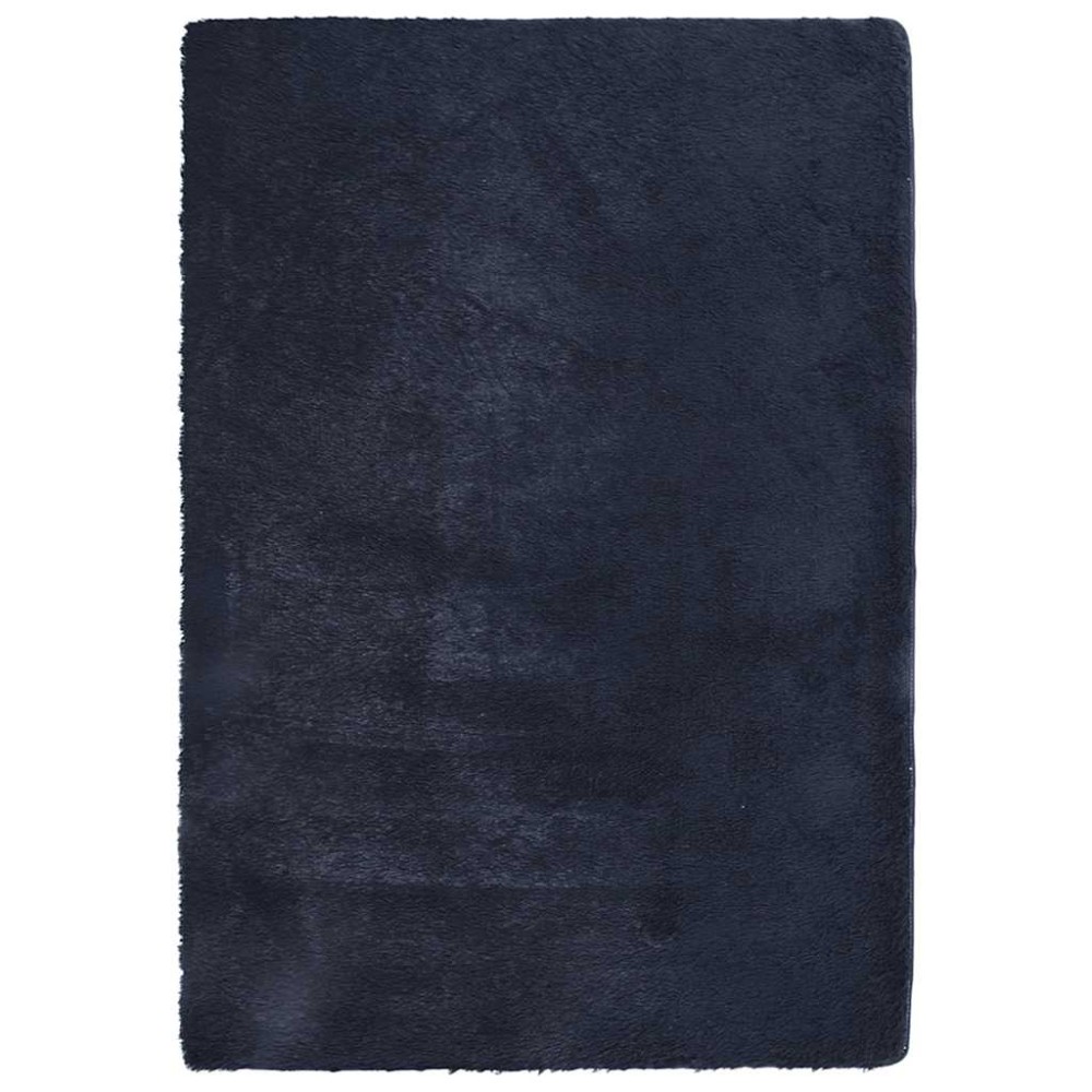 vidaXL Covor shaggy cu pom înalt, NAVARRA, bleumarin, 160x230 cm