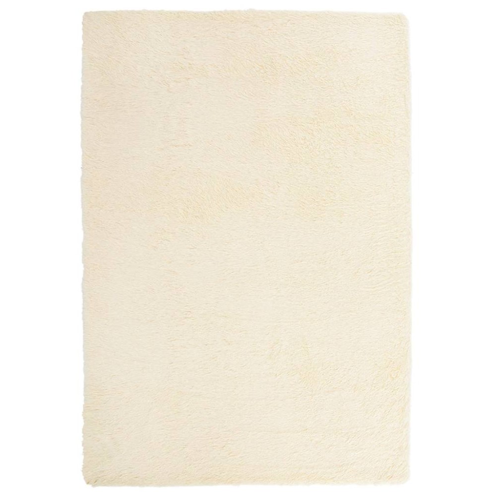 vidaXL Covor shaggy cu pom înalt, NAVARRA, crem, 200x290 cm, poliester