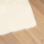 vidaXL Covor shaggy cu pom înalt, NAVARRA, crem, 200x290 cm, poliester