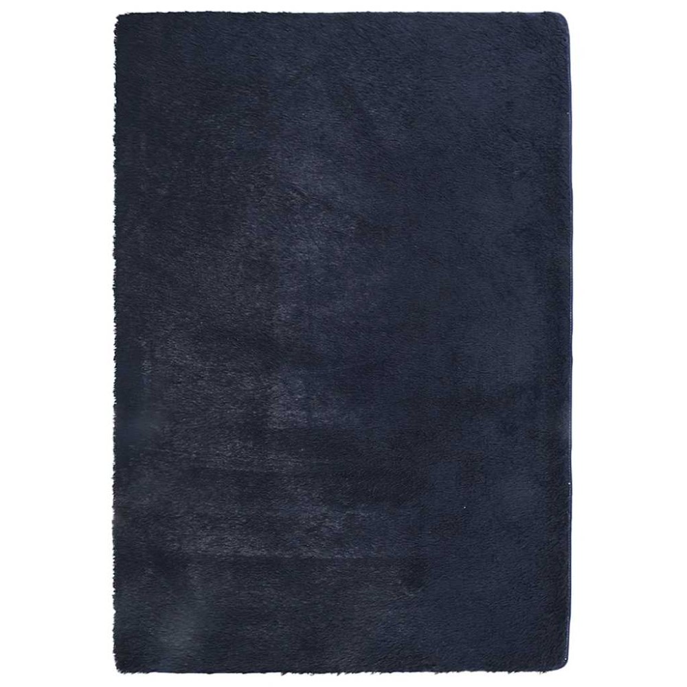 vidaXL Covor shaggy cu pom înalt, NAVARRA, bleumarin, 200x290 cm