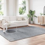vidaXL Covor shaggy cu pom înalt, NAVARRA, gri argintiu, 200x290 cm vidaXL Covor shaggy cu pom înalt, NAVARRA, gri argintiu, 200x290 cm