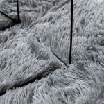 vidaXL Covor shaggy cu pom înalt, NAVARRA, gri argintiu, 200x290 cm vidaXL Covor shaggy cu pom înalt, NAVARRA, gri argintiu, 200x290 cm