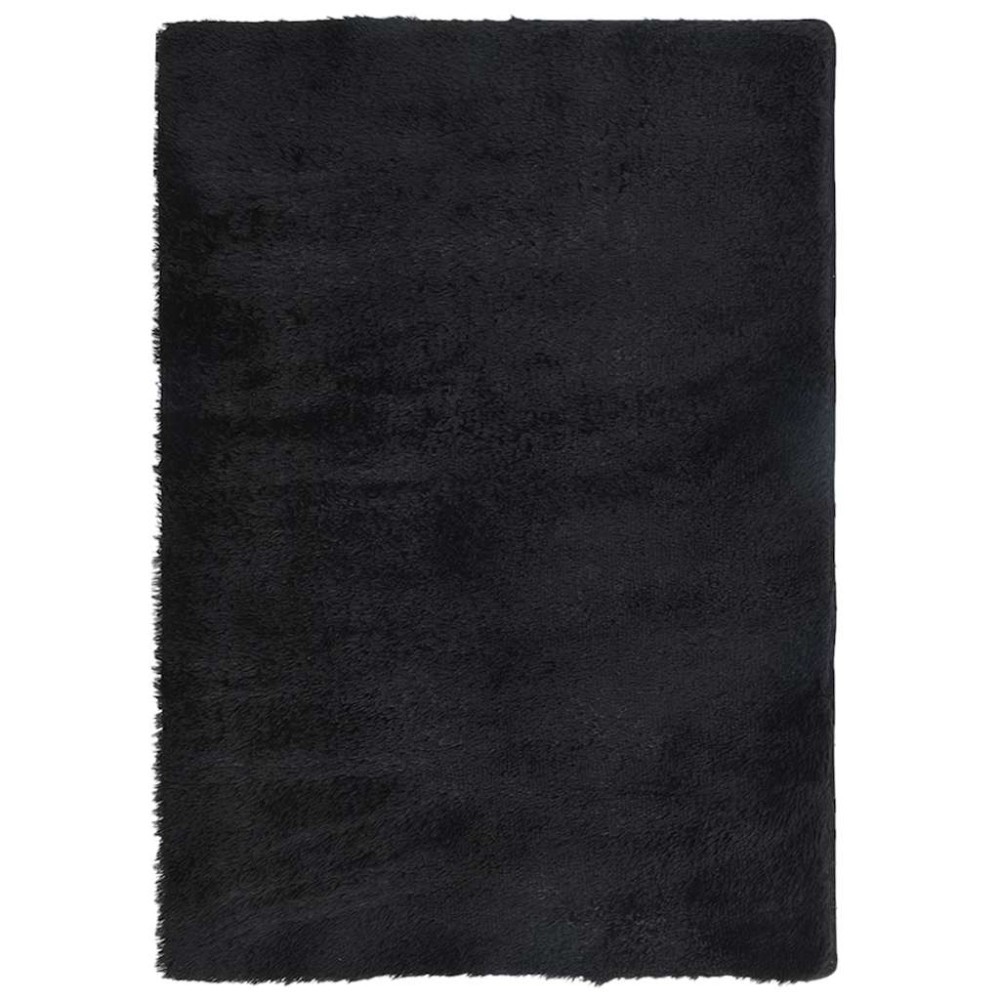 vidaXL Covor shaggy cu pom înalt, NAVARRA, negru, 240x340cm, poliester