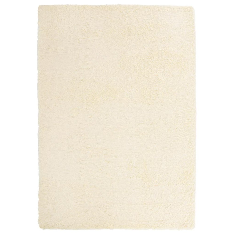 vidaXL Covor shaggy cu pom înalt, NAVARRA, crem, 240x340 cm, poliester