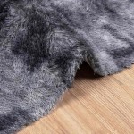vidaXL Covor shaggy cu pom înalt, NAVARRA, gri închis, 240x340 cm