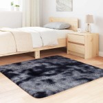 vidaXL Covor shaggy cu pom înalt, NAVARRA, gri închis, 120x120 cm vidaXL Covor shaggy cu pom înalt, NAVARRA, gri închis, 120x120 cm