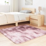 vidaXL Covor shaggy cu pom înalt, NAVARRA, roz praf, 120x120 cm vidaXL Covor shaggy cu pom înalt, NAVARRA, roz praf, 120x120 cm