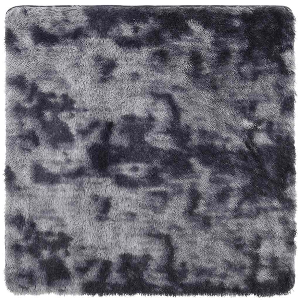 vidaXL Covor shaggy cu pom înalt, NAVARRA, gri închis, 200x200 cm