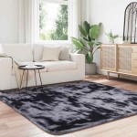 vidaXL Covor shaggy cu pom înalt, NAVARRA, gri închis, 200x200 cm