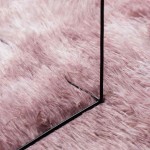 vidaXL Covor shaggy cu pom înalt, NAVARRA, roz praf, 200x200 cm vidaXL Covor shaggy cu pom înalt, NAVARRA, roz praf, 200x200 cm