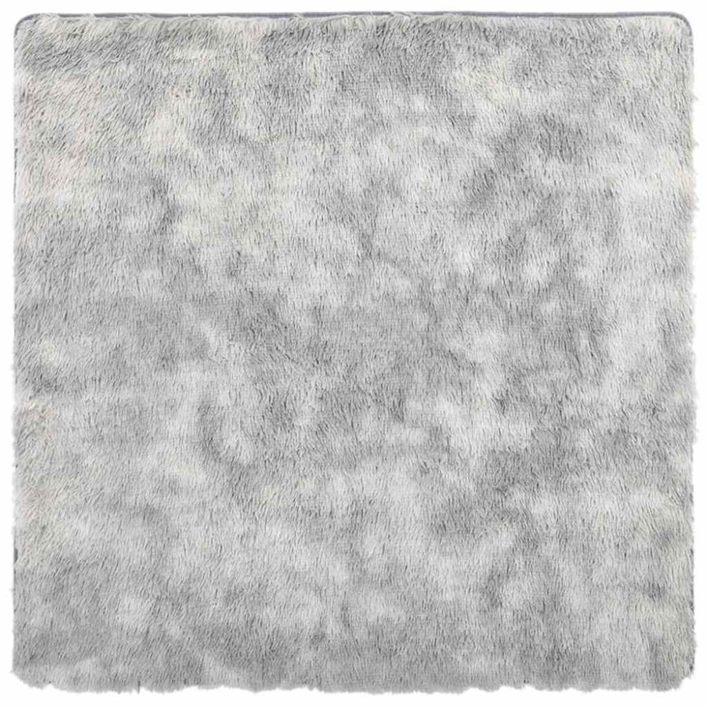 vidaXL Covor shaggy cu pom înalt, NAVARRA, gri deschis, 240x240 cm