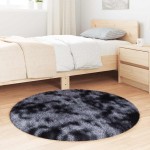vidaXL Covor shaggy cu pom înalt, NAVARRA, gri închis, 100x100 cm vidaXL Covor shaggy cu pom înalt, NAVARRA, gri închis, 100x100 cm