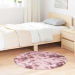 vidaXL Covor shaggy cu pom înalt, NAVARRA, roz praf, 100x100 cm vidaXL Covor shaggy cu pom înalt, NAVARRA, roz praf, 100x100 cm