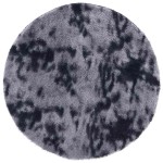 vidaXL Covor shaggy cu pom înalt, NAVARRA, gri închis, 120x120 cm