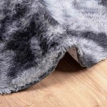 vidaXL Covor shaggy cu pom înalt, NAVARRA, gri închis, 120x120 cm