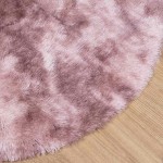 vidaXL Covor shaggy cu pom înalt, NAVARRA, roz praf, 120x120 cm