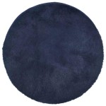 vidaXL Covor shaggy cu pom înalt, NAVARRA, bleumarin, 120x120 cm vidaXL Covor shaggy cu pom înalt, NAVARRA, bleumarin, 120x120 cm