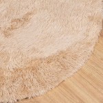 vidaXL Covor shaggy cu pom înalt, NAVARRA, bej, 160x160 cm, poliester