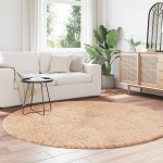 vidaXL Covor shaggy cu pom înalt, NAVARRA, bej, 200x200 cm, poliester vidaXL Covor shaggy cu pom înalt, NAVARRA, bej, 200x200 cm, poliester