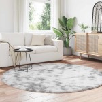 vidaXL Covor shaggy cu pom înalt, NAVARRA, gri deschis, 200x200 cm
