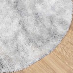 vidaXL Covor shaggy cu pom înalt, NAVARRA, gri deschis, 200x200 cm