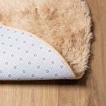 vidaXL Covor shaggy cu pom înalt, NAVARRA, bej, 240x240 cm, poliester