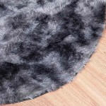 vidaXL Covor shaggy cu pom înalt, NAVARRA, gri închis, 240x240 cm
