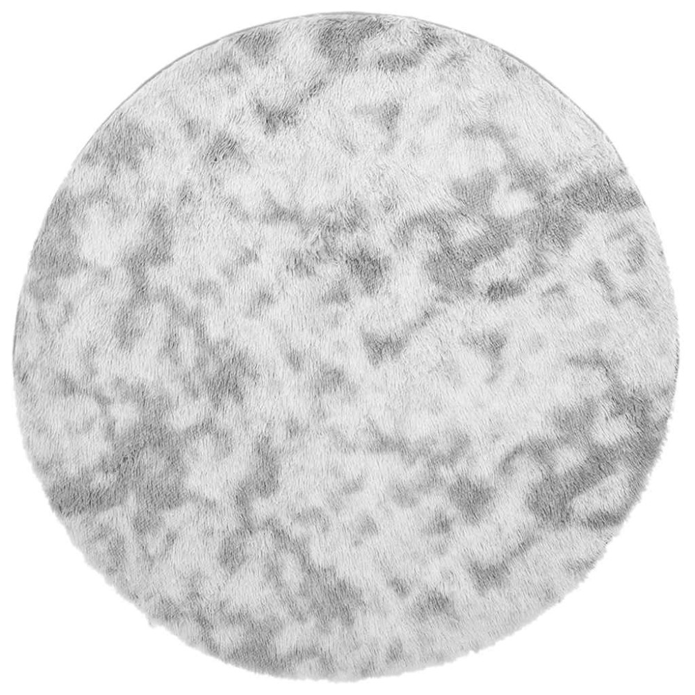 vidaXL Covor shaggy cu pom înalt, NAVARRA, gri deschis, 240x240 cm