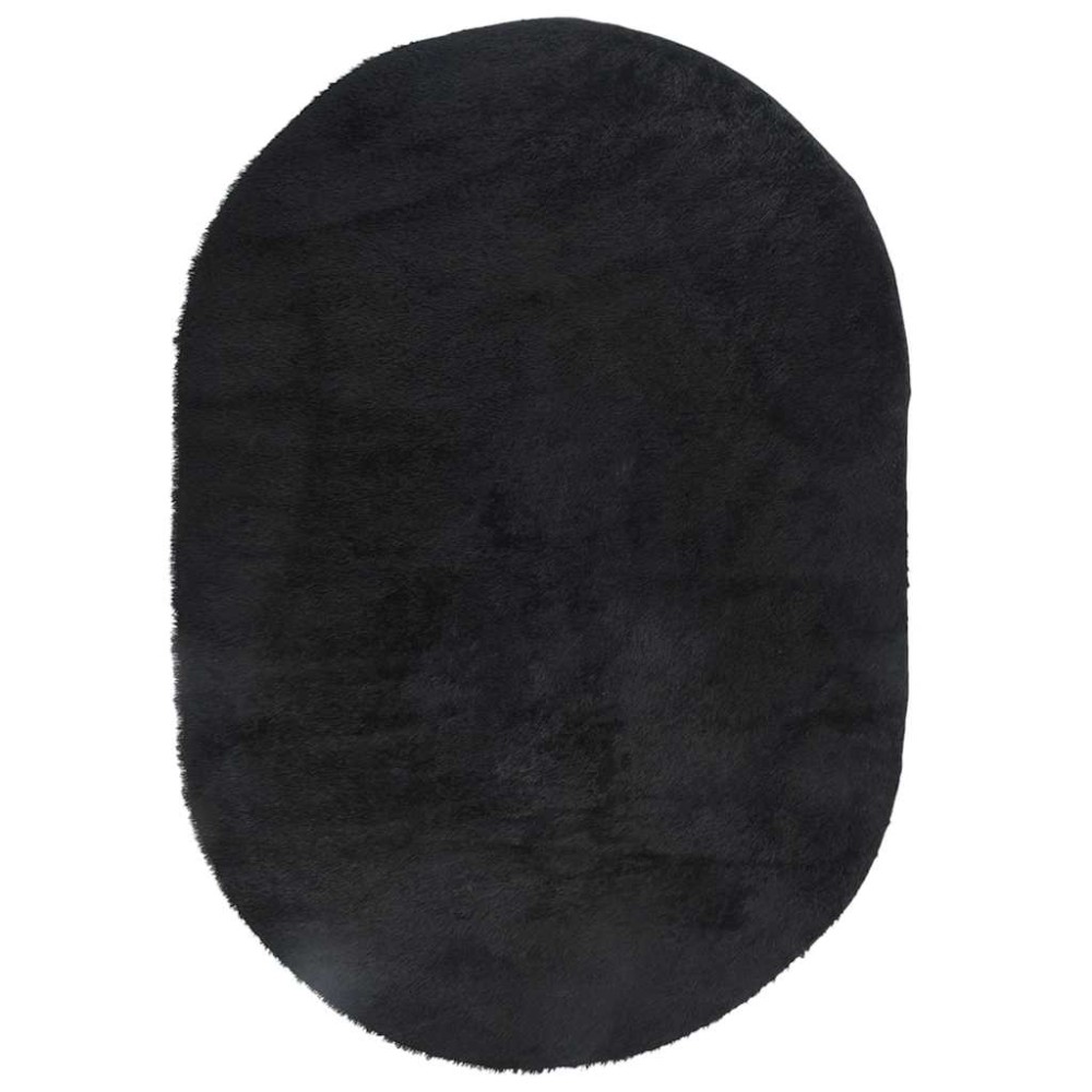 vidaXL Covor shaggy cu pom înalt, NAVARRA, negru, 300x200cm, poliester