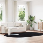 vidaXL Covor shaggy cu pom înalt, NAVARRA, negru, 300x200cm, poliester vidaXL Covor shaggy cu pom înalt, NAVARRA, negru, 300x200cm, poliester