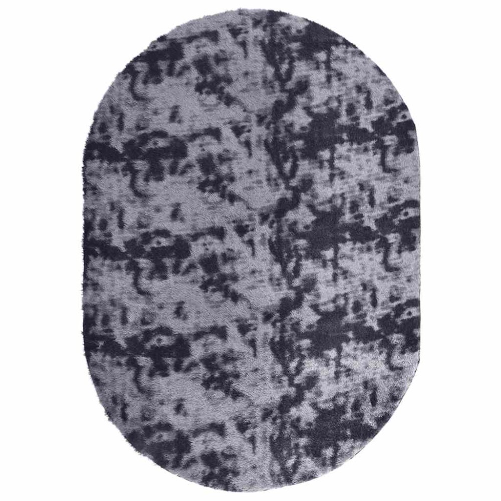 vidaXL Covor shaggy cu pom înalt, NAVARRA, gri închis, 300x200 cm