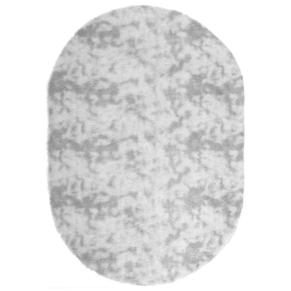 vidaXL Covor shaggy cu pom înalt, NAVARRA, gri deschis, 300x200 cm