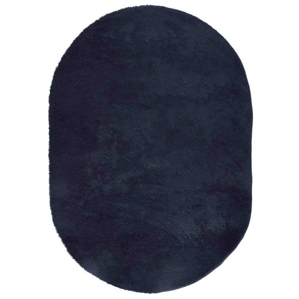 vidaXL Covor shaggy cu pom înalt, NAVARRA, bleumarin, 300x200 cm