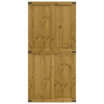 vidaXL Ușă de hambar CORONA 90x210 cm din lemn masiv de pin