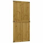 vidaXL Ușă de hambar CORONA 90x210 cm din lemn masiv de pin