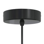 vidaXL Lampă suspendată reglabilă pe înălțime E27 alb lucios metal vidaXL Lampă suspendată reglabilă pe înălțime E27 alb lucios metal